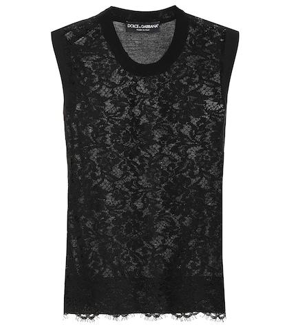 Max Mara Lace Tank Top