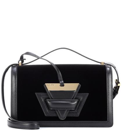 Loewe Barcelona Velvet Shoulder Bag