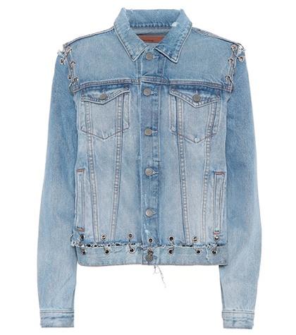 Grlfrnd Gia Embellished Denim Jacket