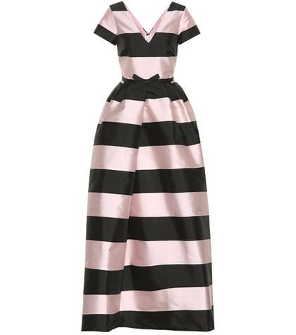 Rochas Striped Maxi Dress