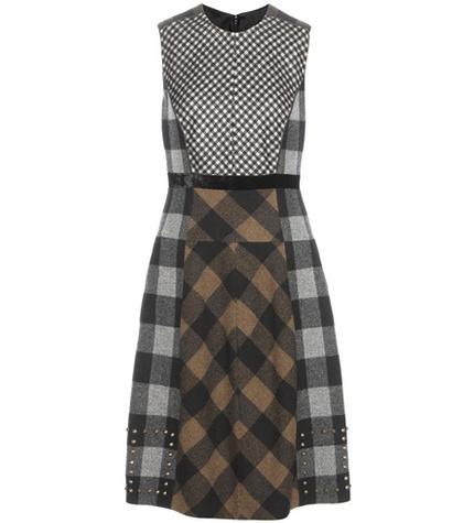 Etro Plaid Wool Dress
