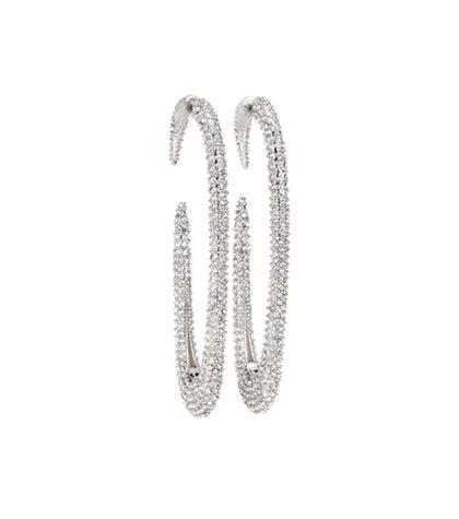 Dolce & Gabbana Crystal Hoop Earrings