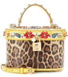 Dolce & Gabbana Printed Leather Bucket Bag