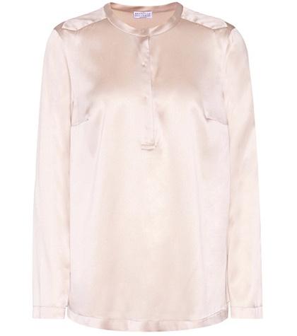 Brunello Cucinelli Silk Satin Shirt