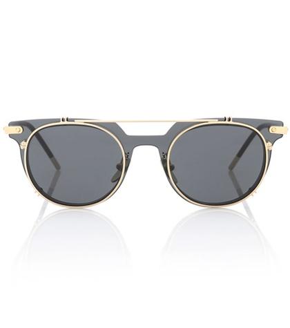 Dolce & Gabbana Flip Round Sunglasses