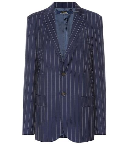 Bottega Veneta Pinstripe Wool Blazer