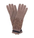 Brunello Cucinelli Sequined Cashmere And Silk Gloves