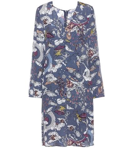 Dorothee Schumacher Fantastic Journey Printed Silk-blend Dress