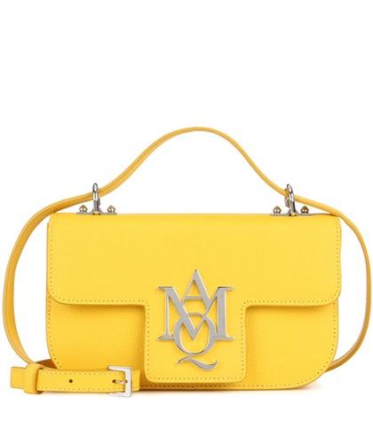 Francesco Russo Insignia Cross Body Leather Satchel