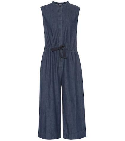 Jimmy Choo Chambray Cotton Jumpsuit