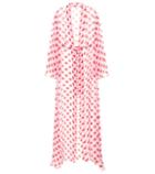 Alexandra Miro Betty Dotted Chiffon Cape