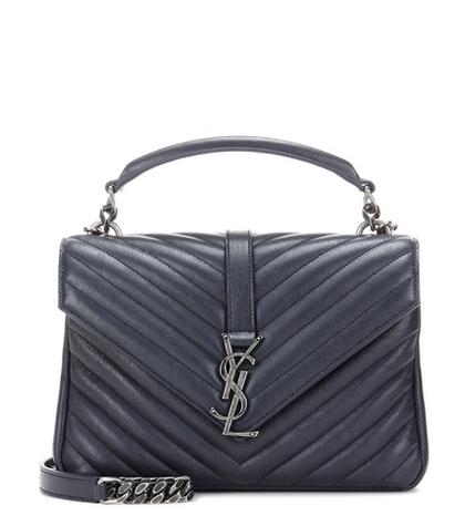 Saint Laurent Monogram Medium Collège Quilted Leather Shoulder Bag