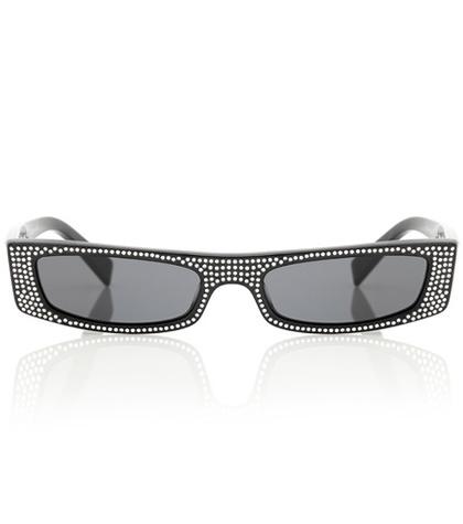 Fendi Embellished Acetate Sunglasses