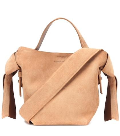 Roger Vivier Musubi Mini Suede Shoulder Bag