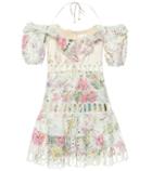 Zimmermann Heathers Floral Lace Minidress