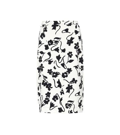 Altuzarra Celandrine Floral-printed Crêpe Skirt
