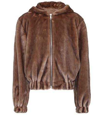 Helmut Lang Faux Fur Coat
