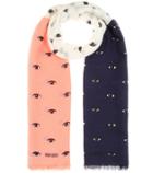 Kenzo Printed Silk-blend Scarf