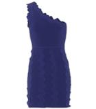 David Koma One-shoulder Knit Mini Dress
