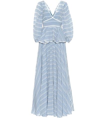 Staud Panarea Cotton-blend Maxi Dress