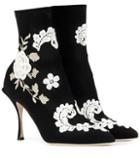 Dolce & Gabbana Stretch-jersey Ankle Boots
