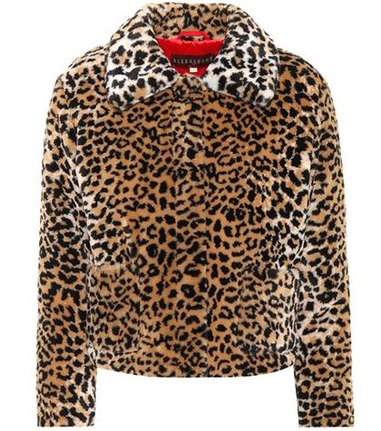 Marc Jacobs Leopard-printed Faux Fur Coat