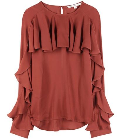 Veronica Beard Mia Silk Top