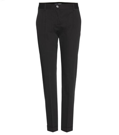 Balenciaga Cropped Cotton Trousers