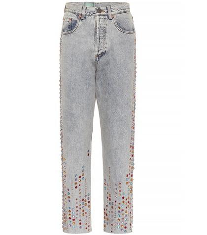 Gucci Crystal-embellished Jeans