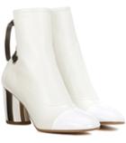 See By Chlo Glossed-leather Ankle Boots
