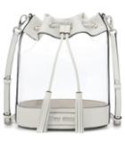 Maison Margiela Leather-trimmed Bucket Bag