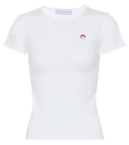 Marine Serre Printed Cotton T-shirt