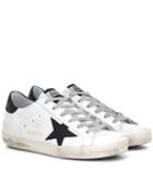 Unravel Superstar Leather Sneakers