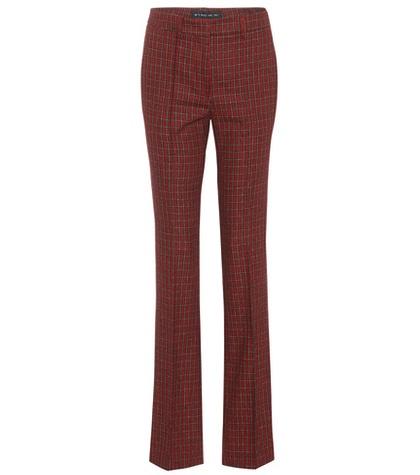 Etro Wool And Cotton-blend Trousers