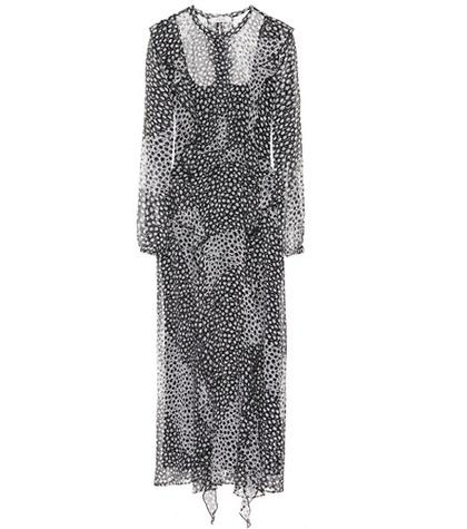 Amiri Printed Silk Dress