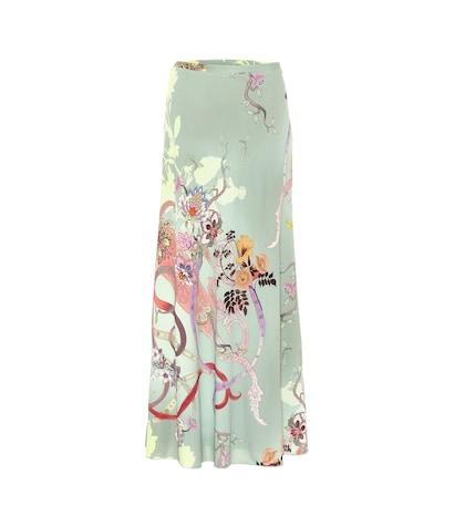 Etro Print Silk-blend Maxi Skirt