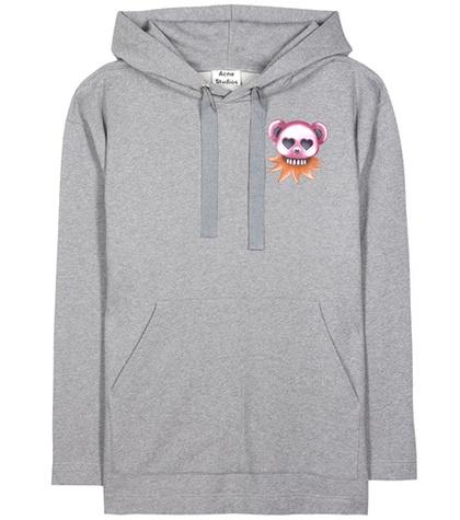Acne Studios Florida Bears Printed Cotton Hoodie