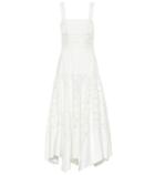 Rosie Assoulin Broderie Anglaise Cotton Maxi Dress