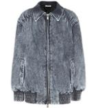 Miu Miu Denim Bomber Jacket