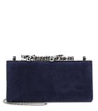 Fenty By Rihanna Celeste Crystal-embellished Suede Clutch