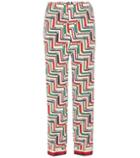 Gucci Printed Silk Trousers