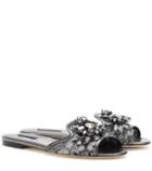 Dorateymur Embellished Mesh Sandals