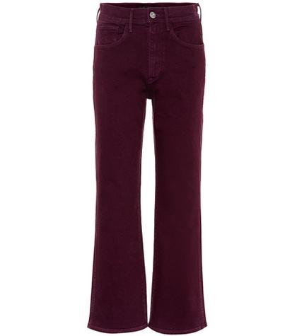 3x1 W4 Shelter Cropped Wide-leg Jeans