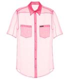 Prada Silk Organza Shirt