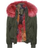 J Brand Fur-trimmed Bomber Jacket