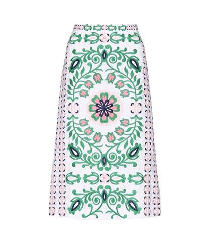 Tory Burch Greenfield Cotton Skirt