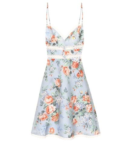Zimmermann Bowie Floral Linen Dress