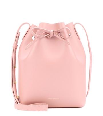 Moncler Gamme Rouge Mini Leather Bucket Bag