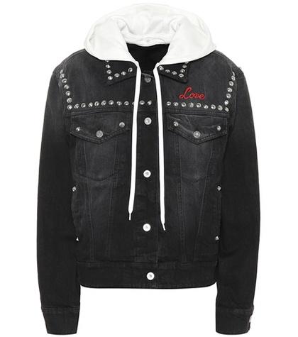 Miu Miu Embroidered Denim Jacket
