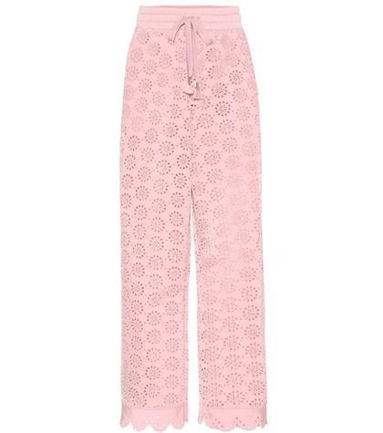 Fenty By Rihanna Embroidered Jersey Trousers